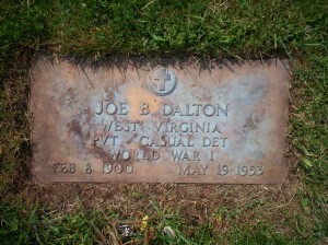 Joe Dalton Gravestone Joe Dalton Gravestone