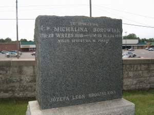 Michalina Borowiak Gravestone in Lemont, Ill.