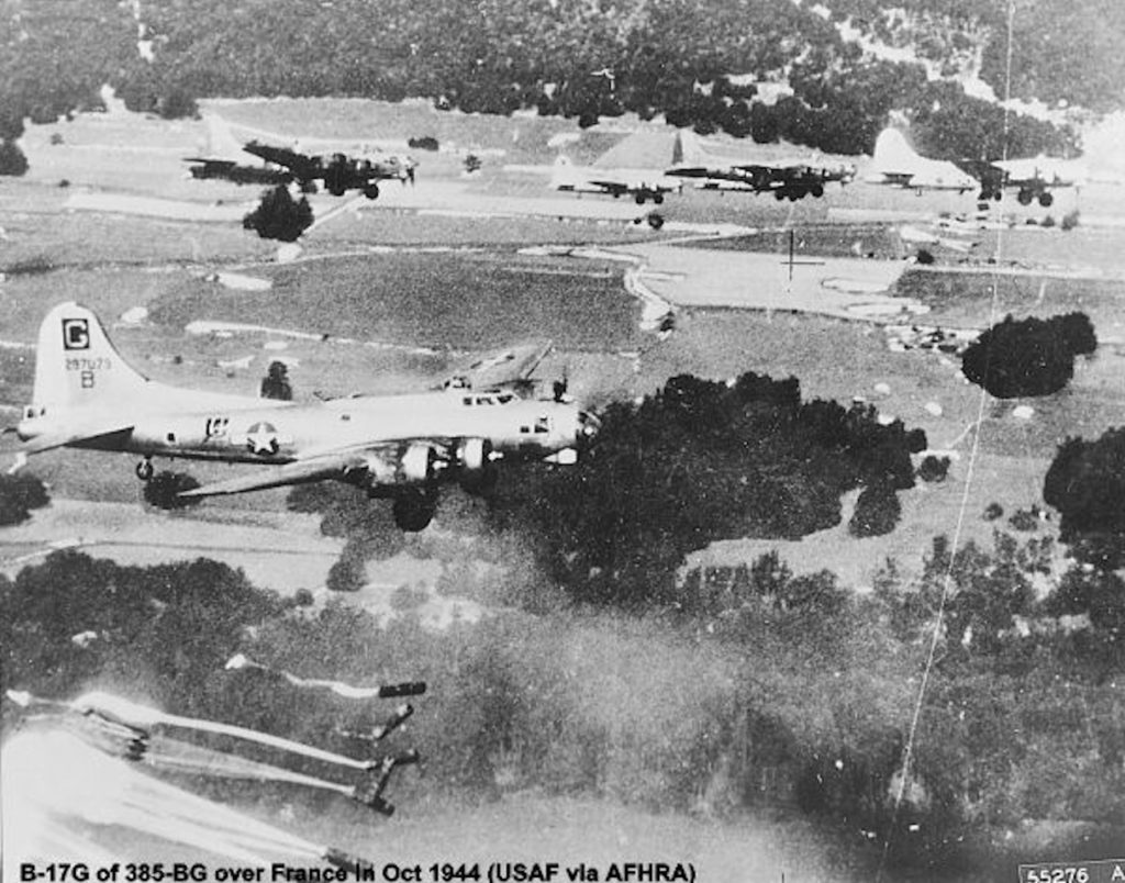Photo of B-17 bombers